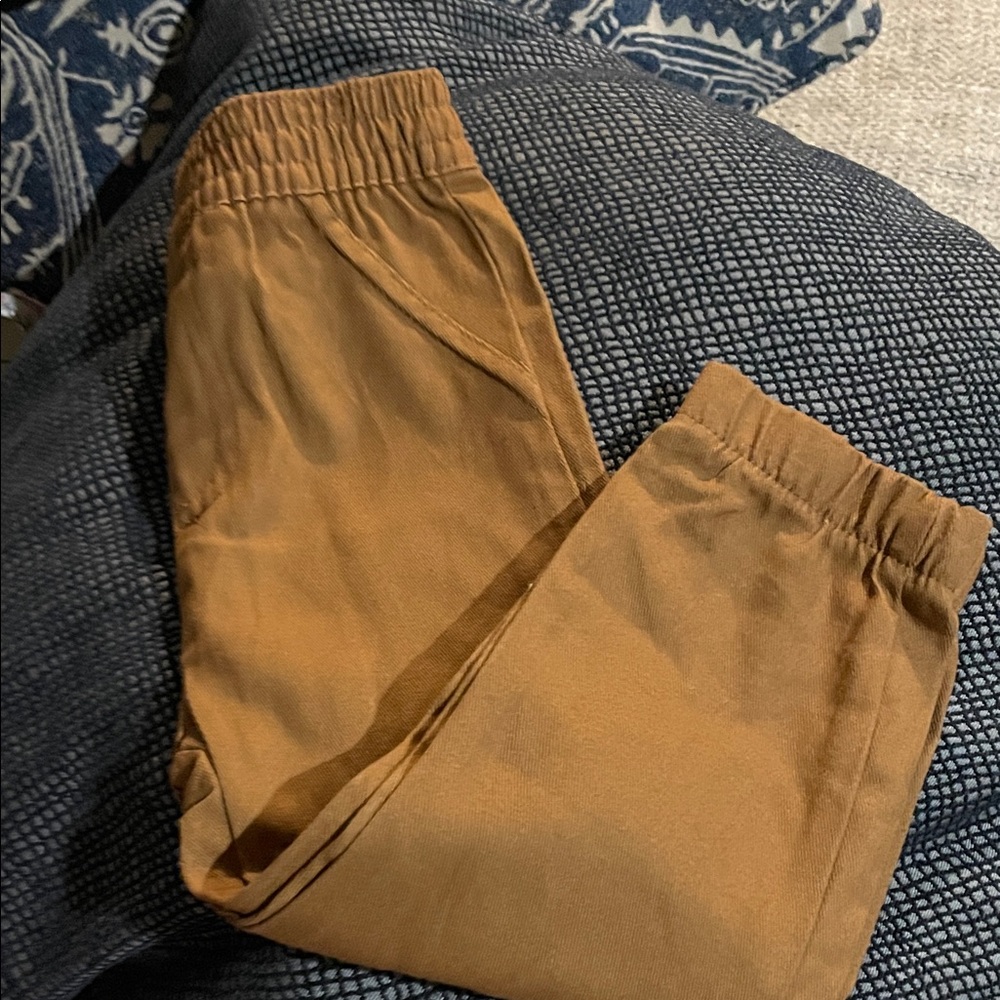 Carter's Tan Elastic Waist Pants